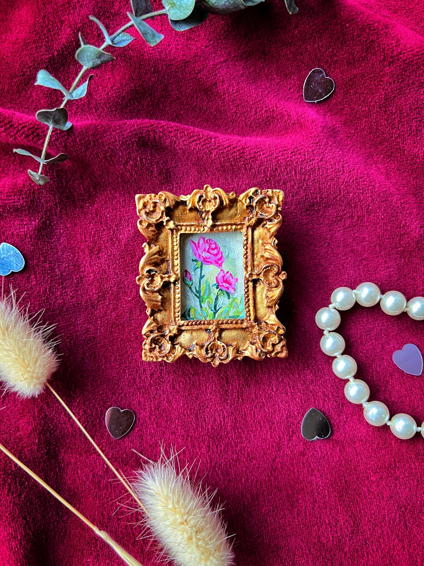 Rectangle Rose Magnet