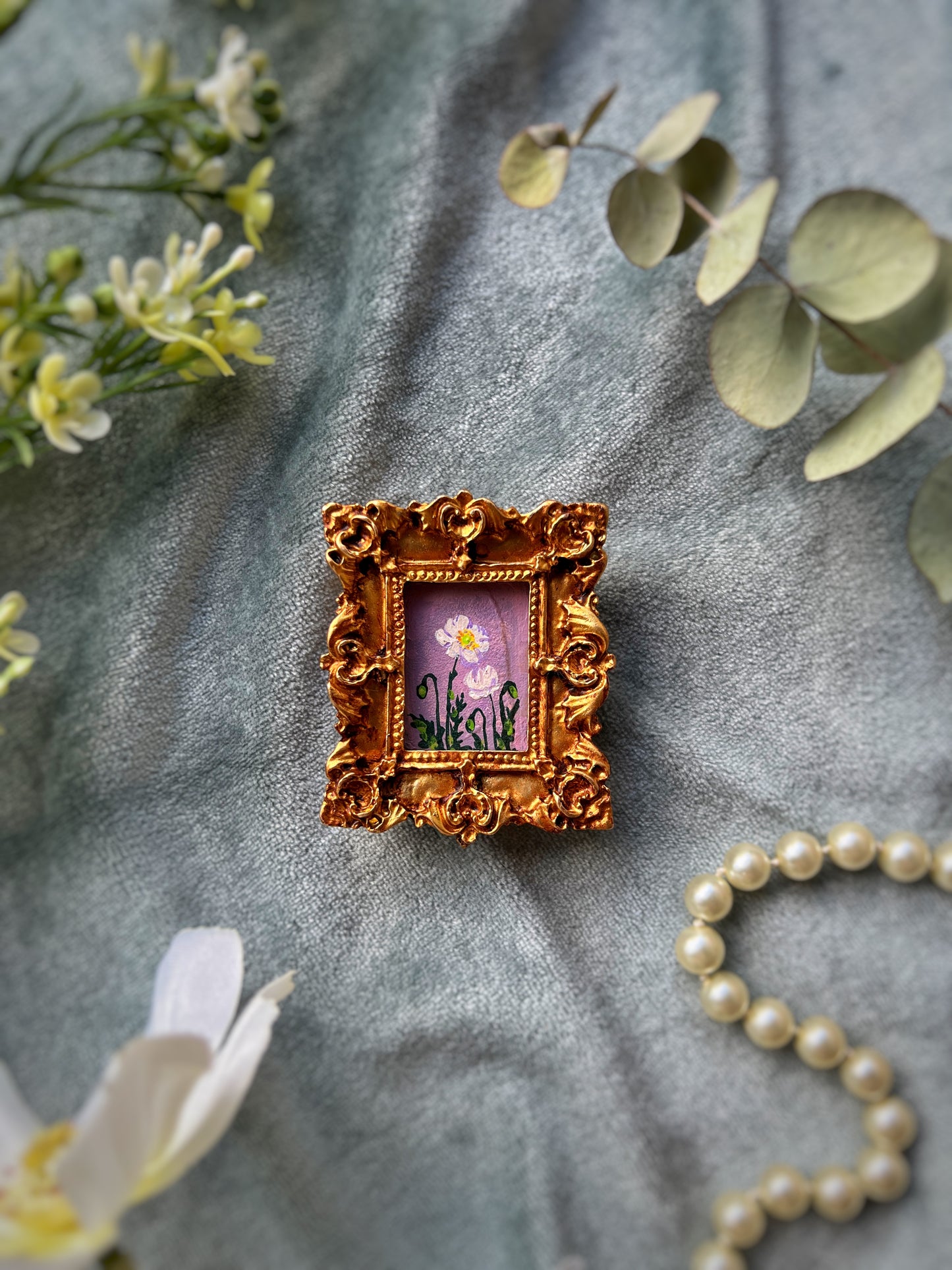 Rectangle Poppy Magnet