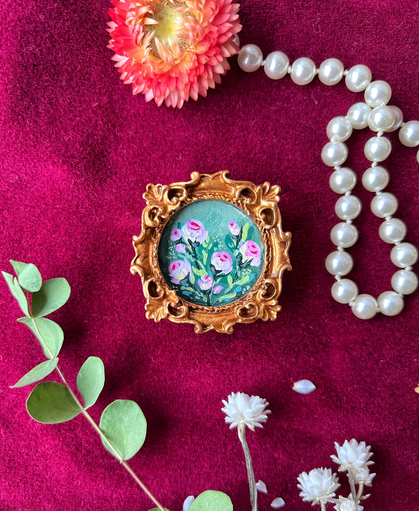 Rose Garden Floral Magnet