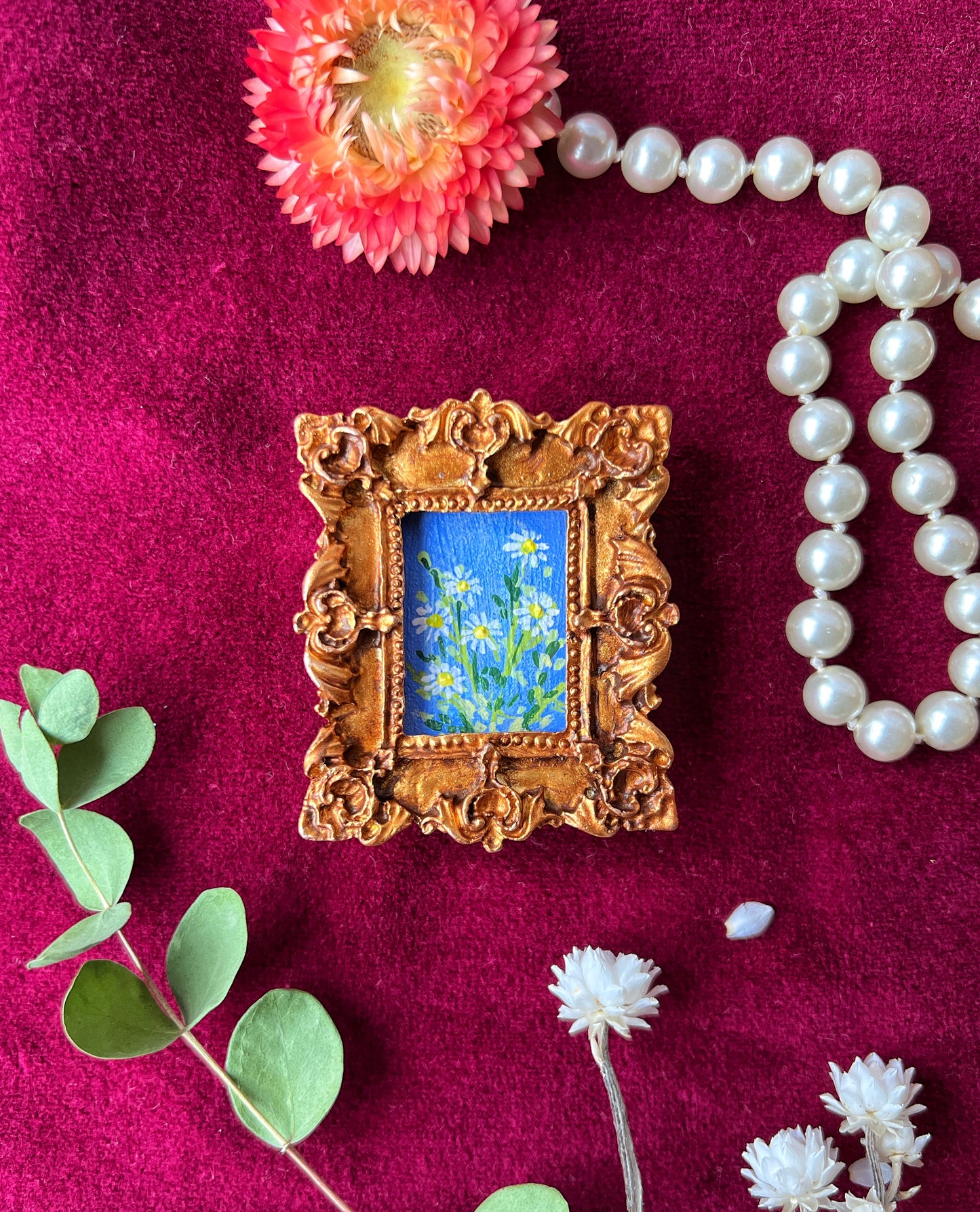 Daisies Floral Magnet