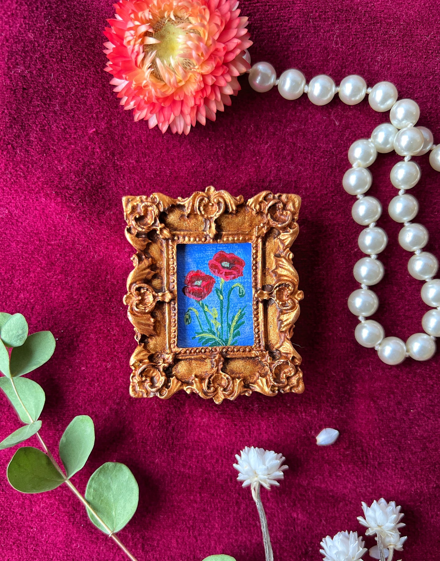 Poppies Floral Magnet