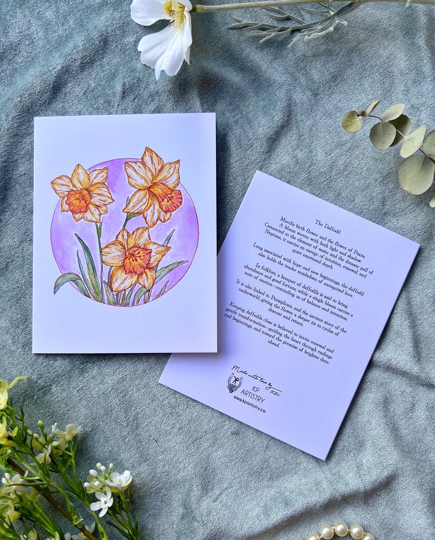 Daffodil Card