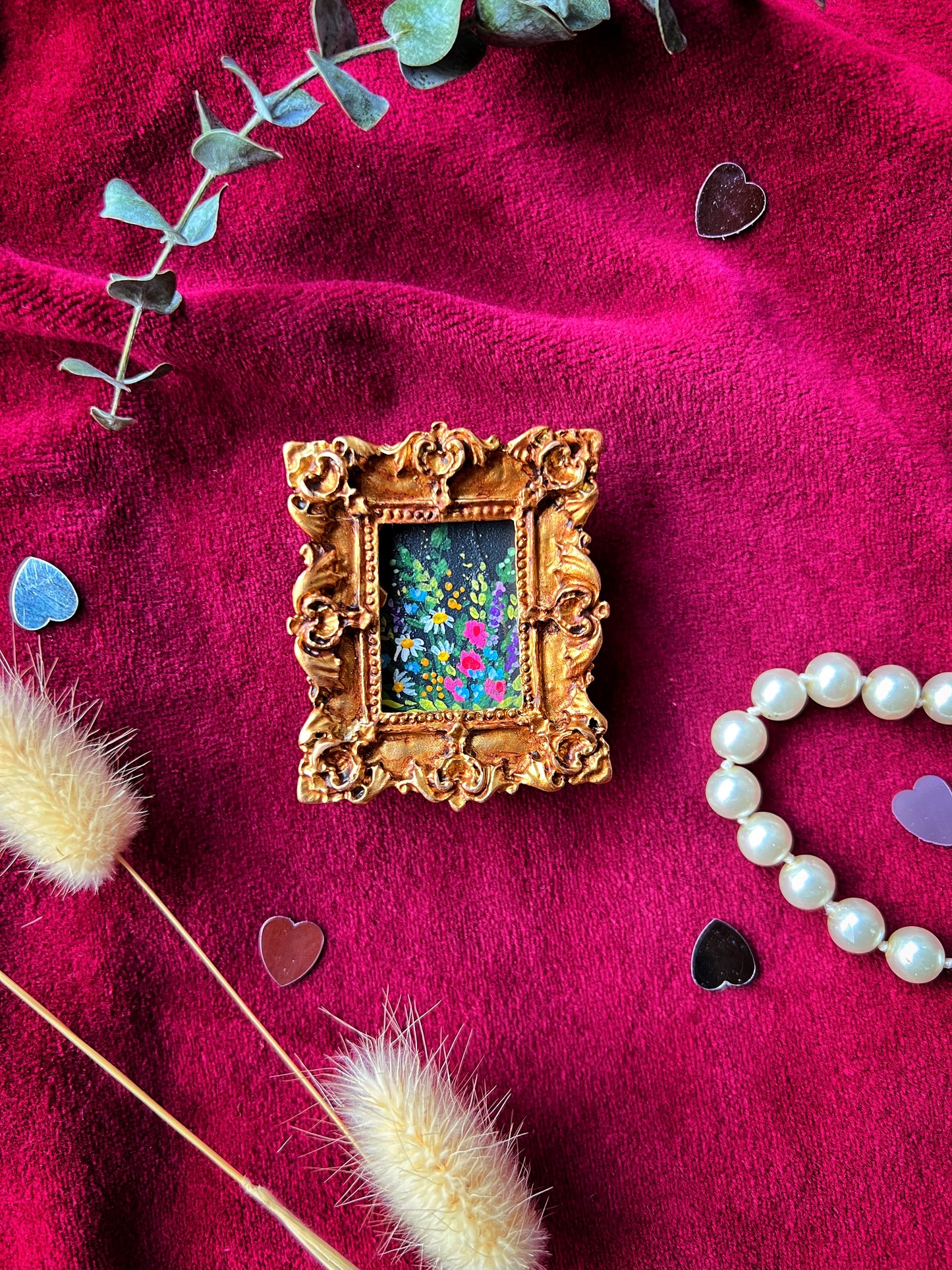 Rectangle Wildflower Magnet