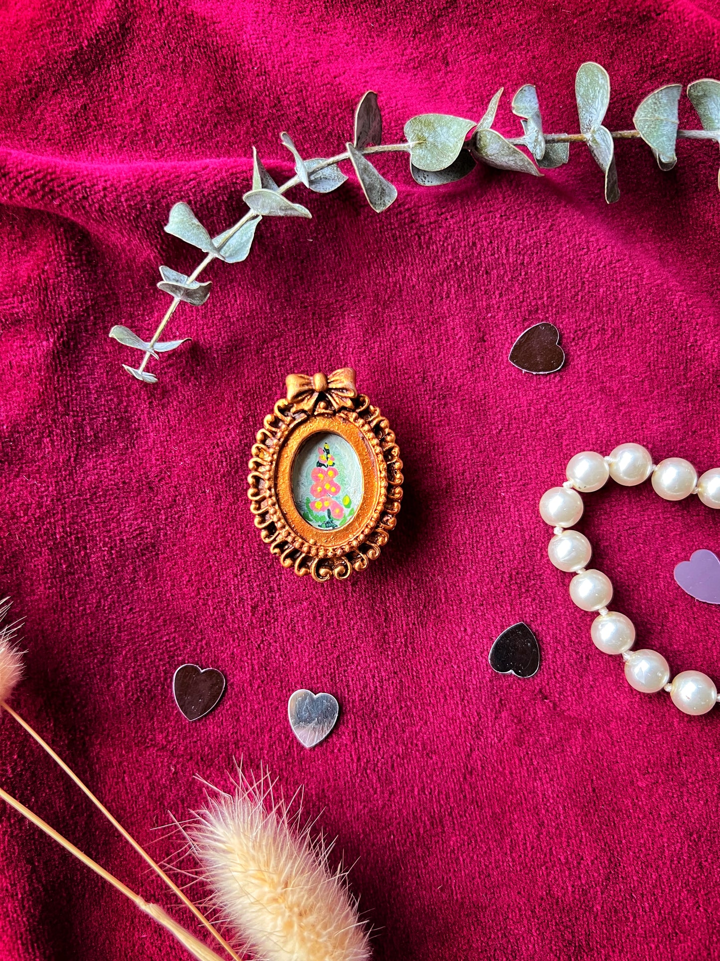 Bow Hollyhock Magnet