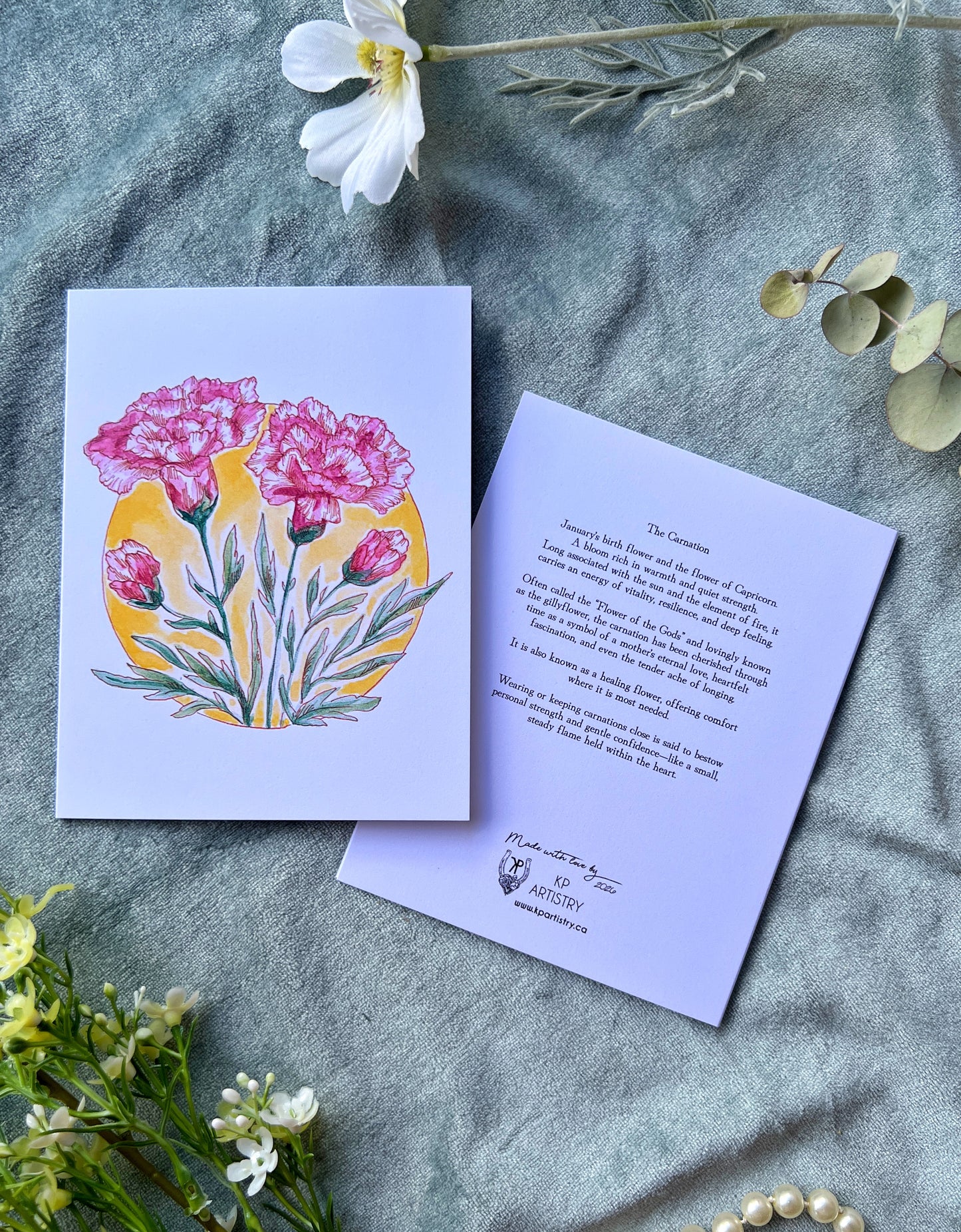 Carnation Card