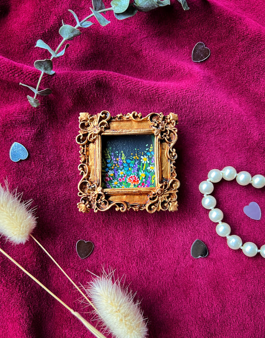 Square Wildflower Magnet