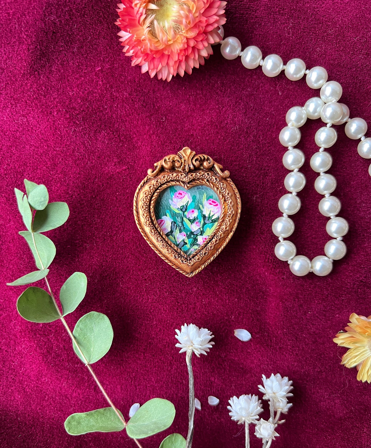 Rose Garden Floral Magnet