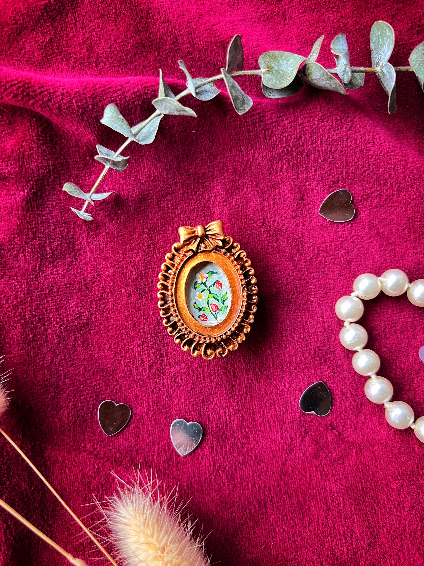 Bow Wild Strawberry Magnet