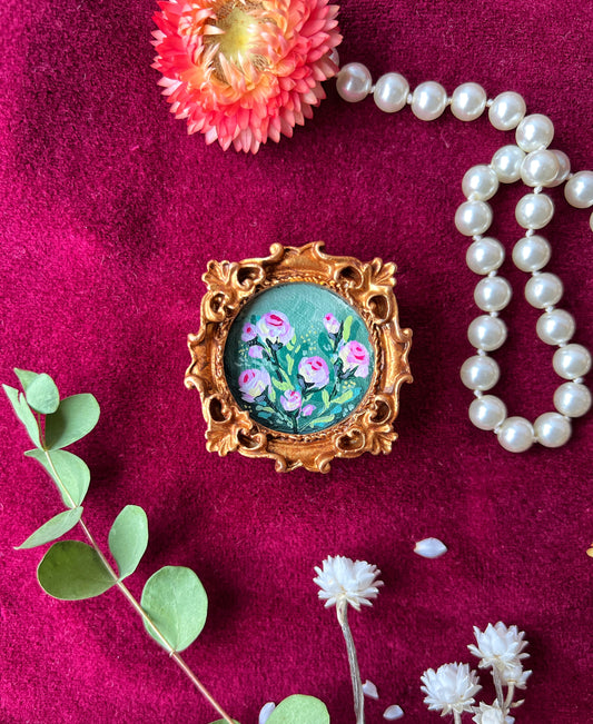 Rose Garden Floral Magnet