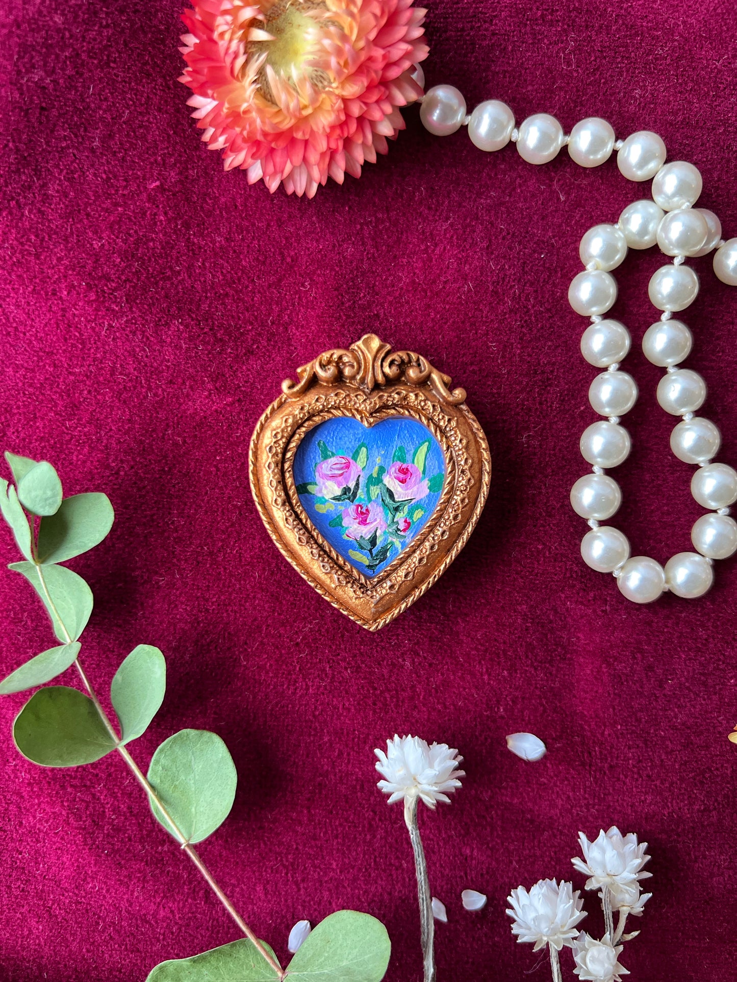Rose Garden Floral Magnet