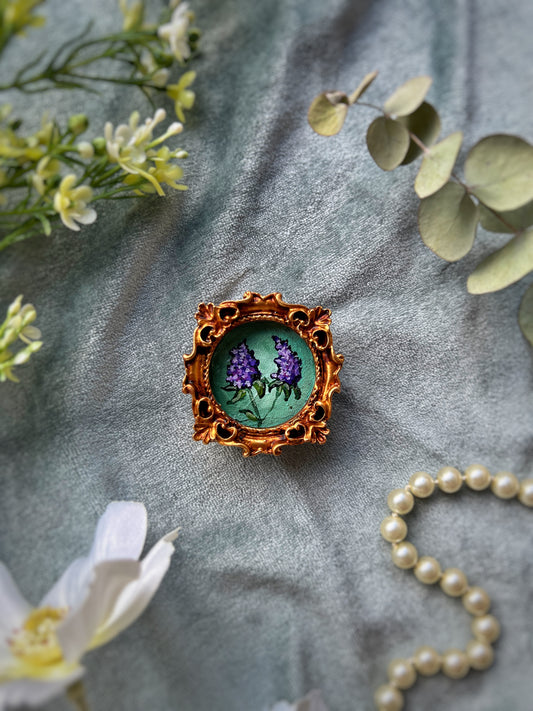 Circle Lilac Magnet