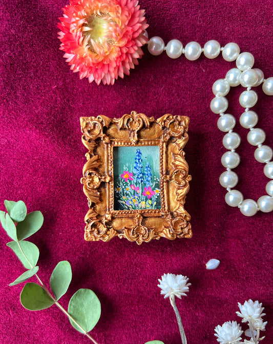 Cottage Garden Floral Magnet