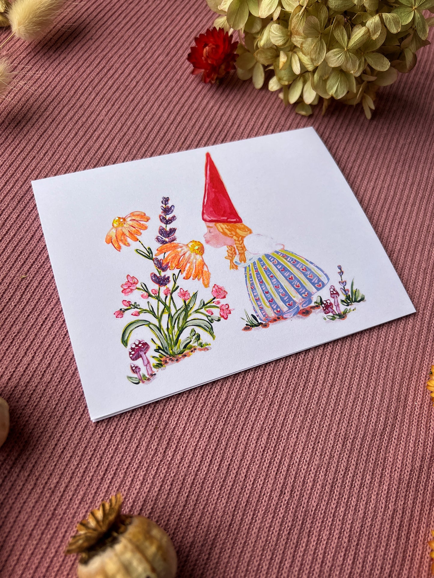 Gnome Kiss Card