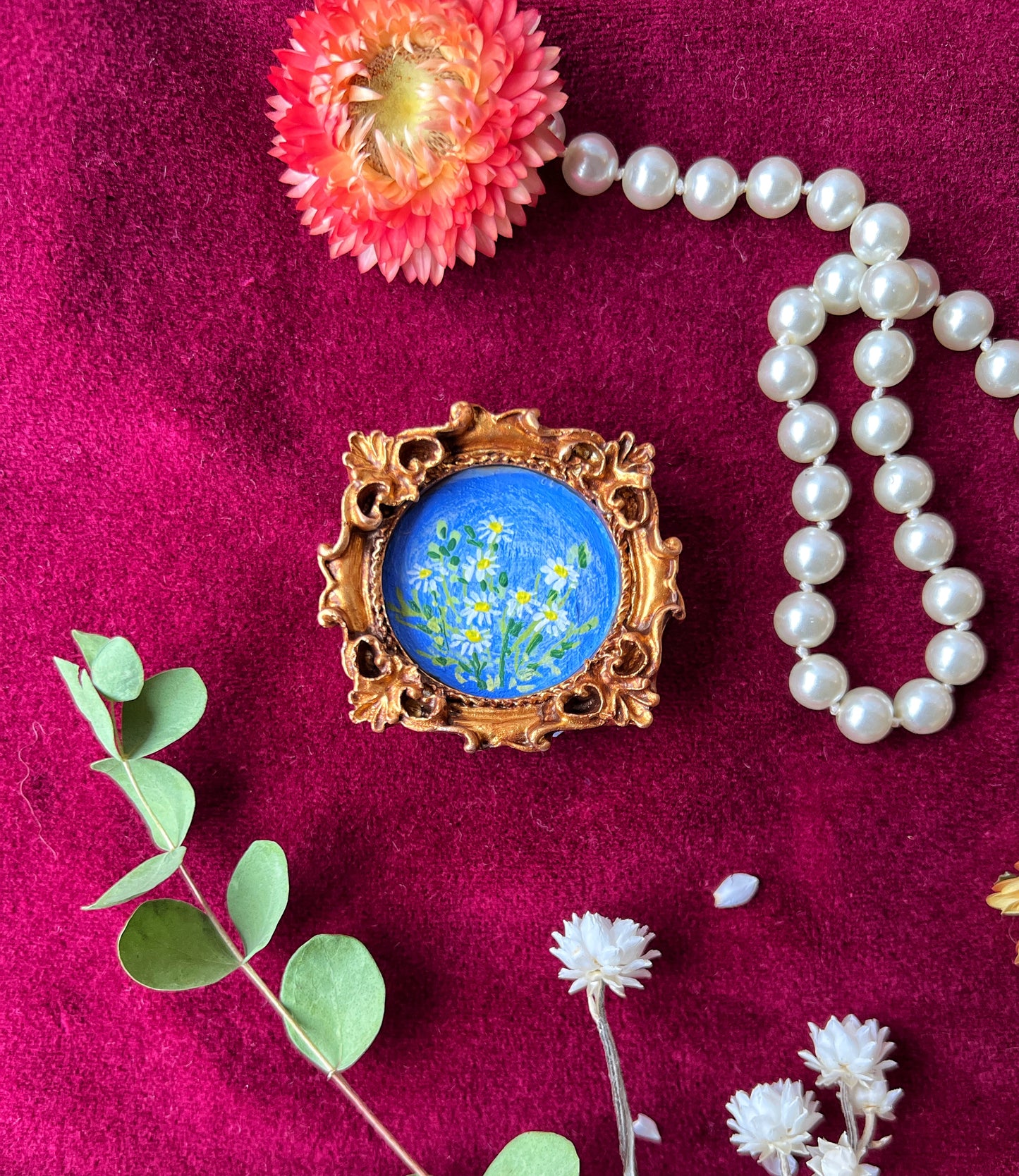 Daisies Floral Magnet