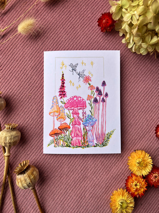 Fairy Fungi Card