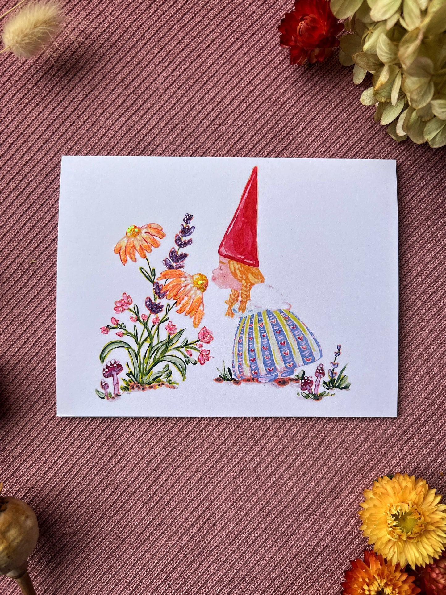 Gnome Kiss Card