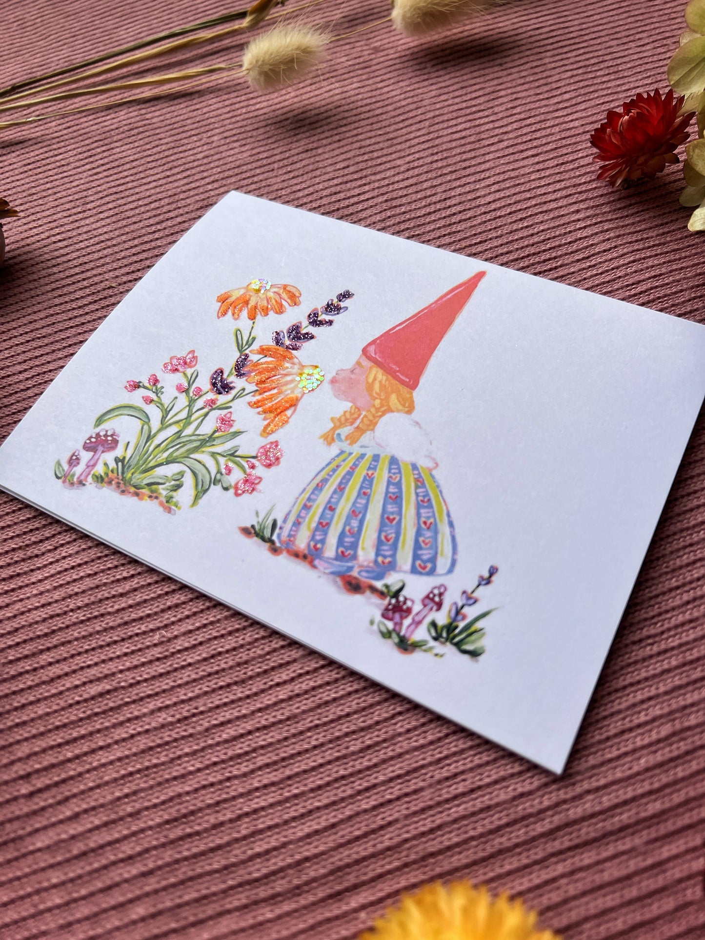 Gnome Kiss Card
