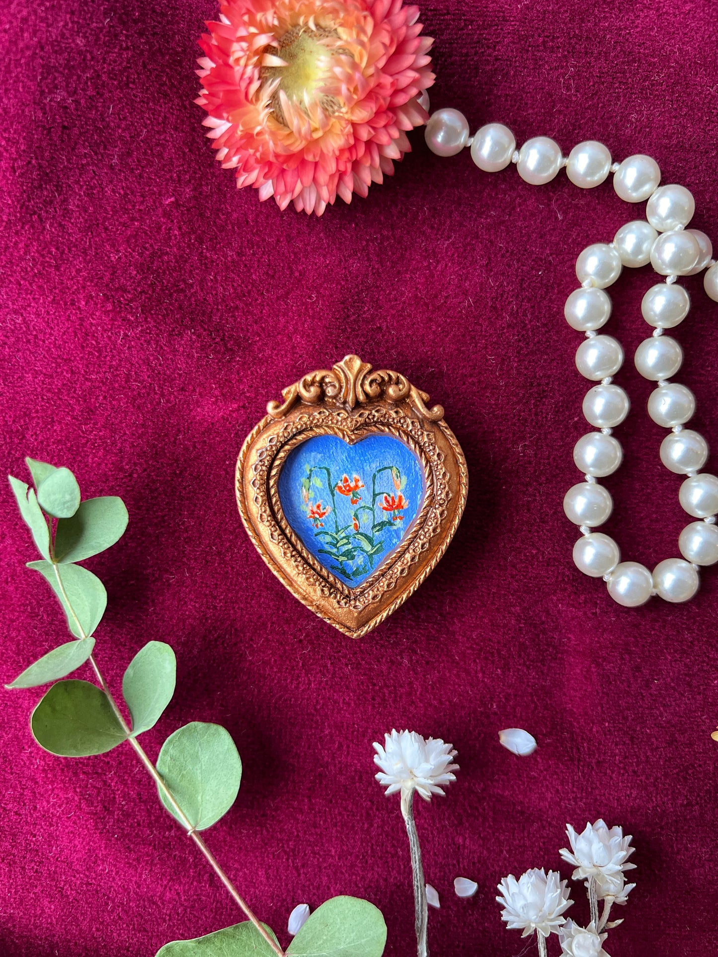 Tiger Lily Floral Magnet