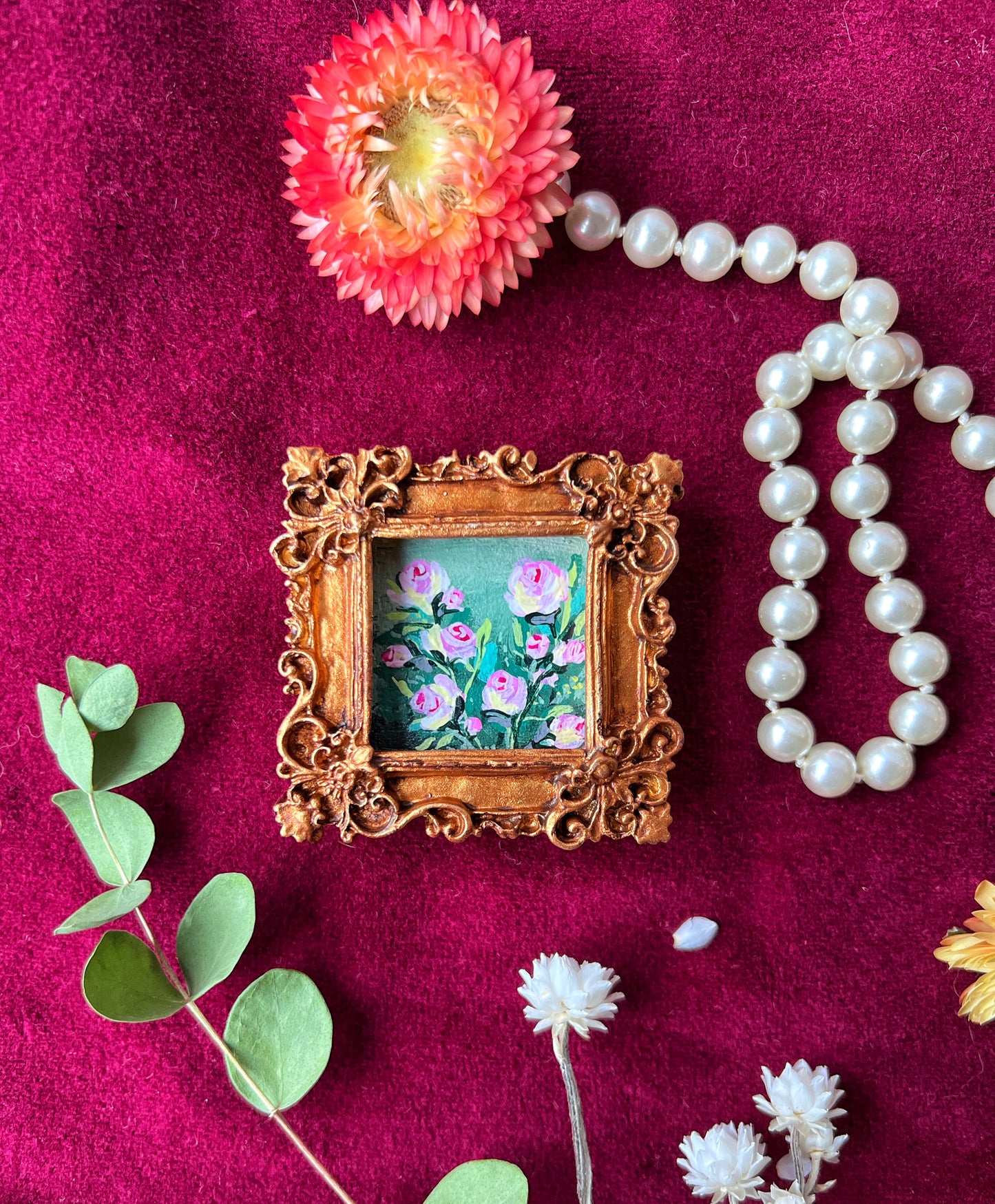 Rose Garden Floral Magnet