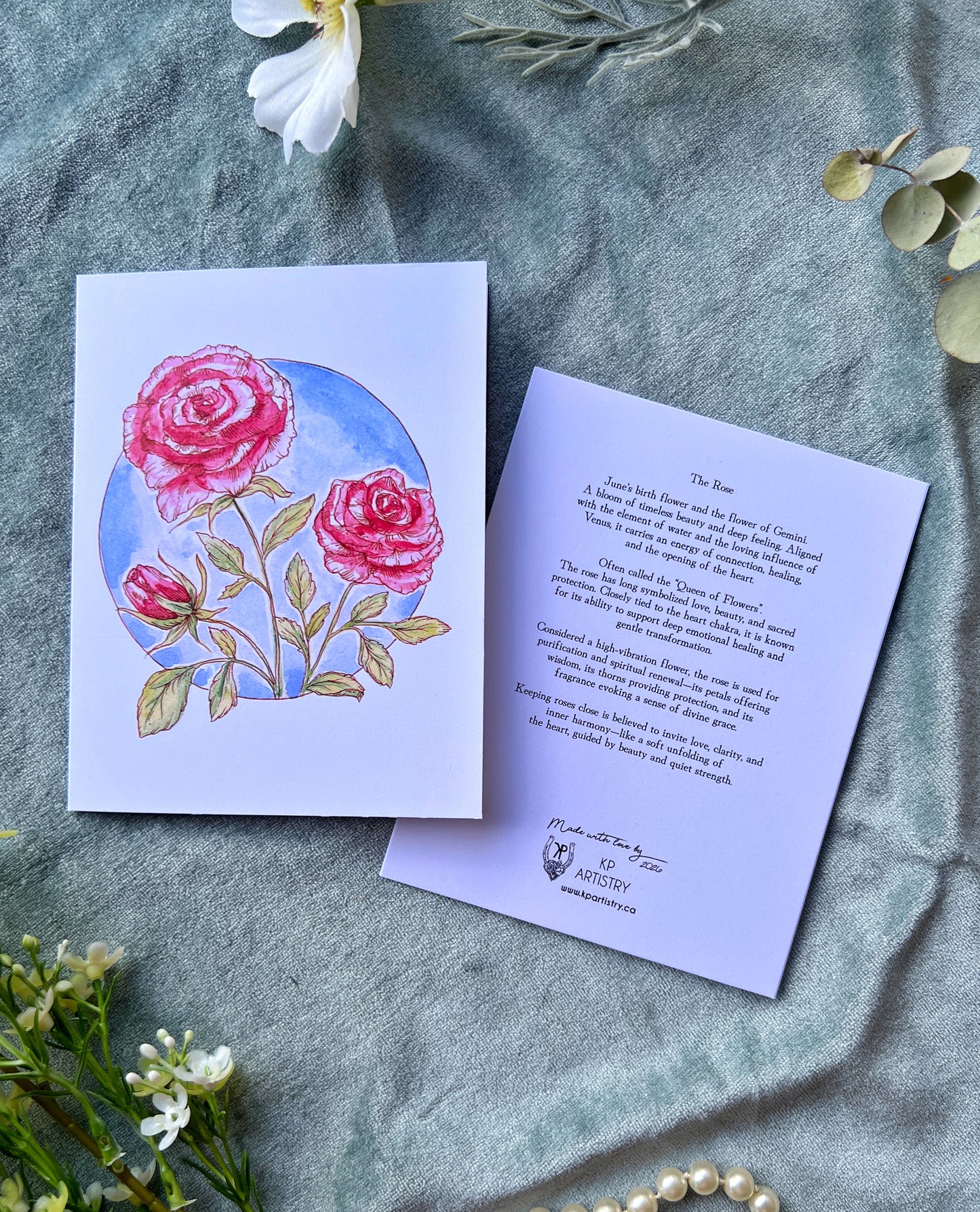 Rose Card