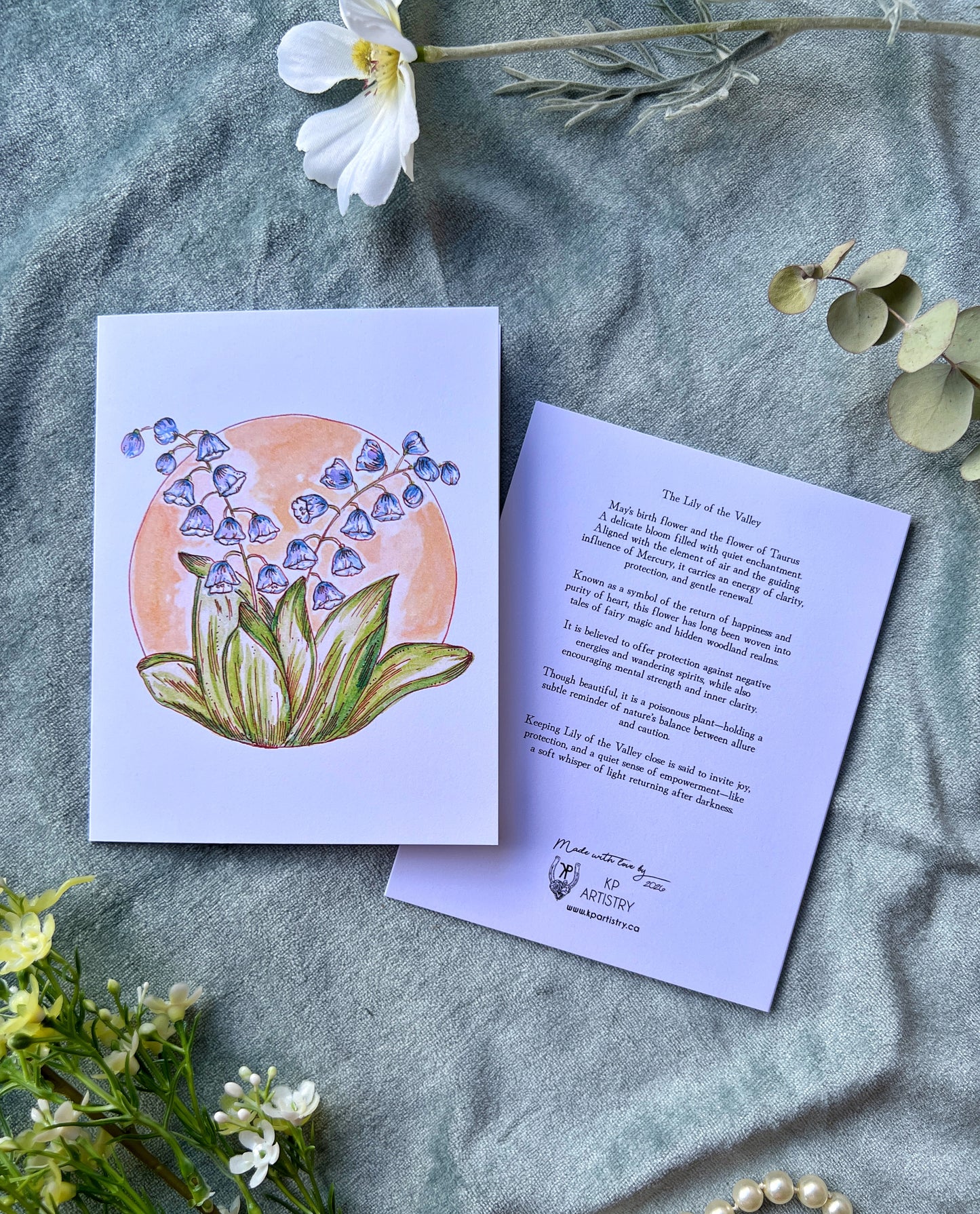 Birth Month Flower Card 12pack