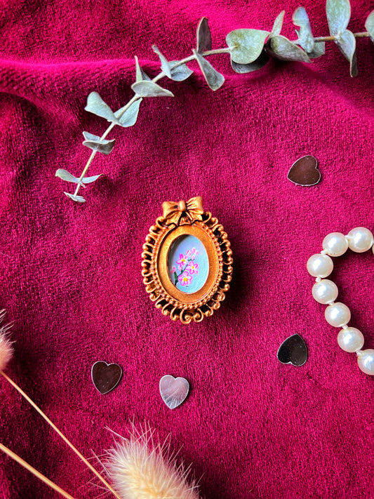 Bow Apple Blossom Magnet