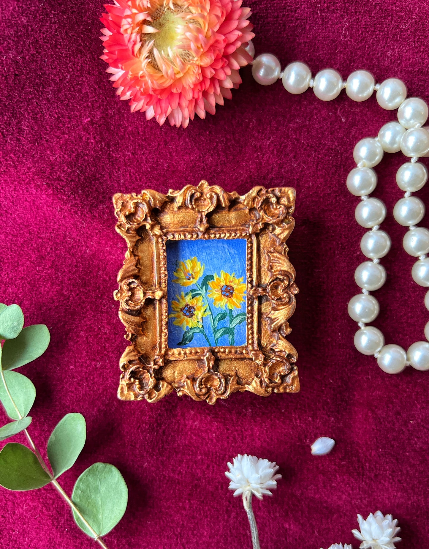 Sunflower Floral Magnet