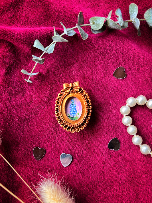 Bow Delphinium Magnet