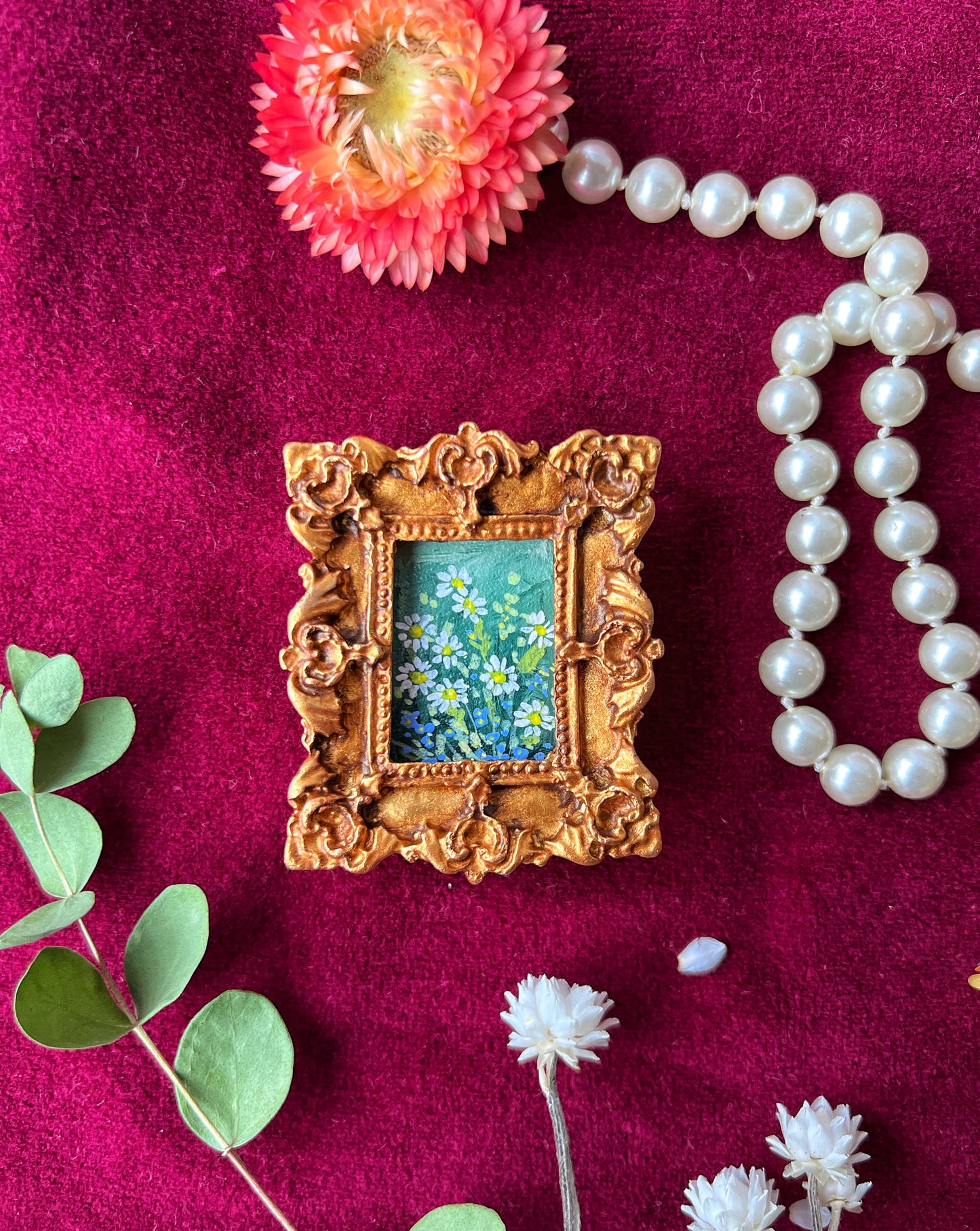 Daisies Floral Magnet