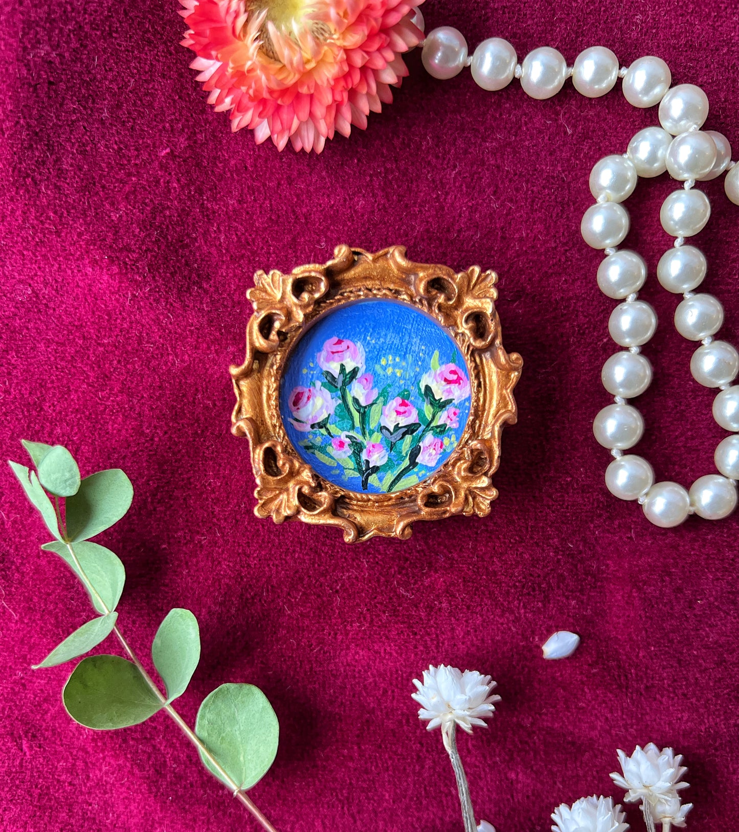 Rose Garden Floral Magnet