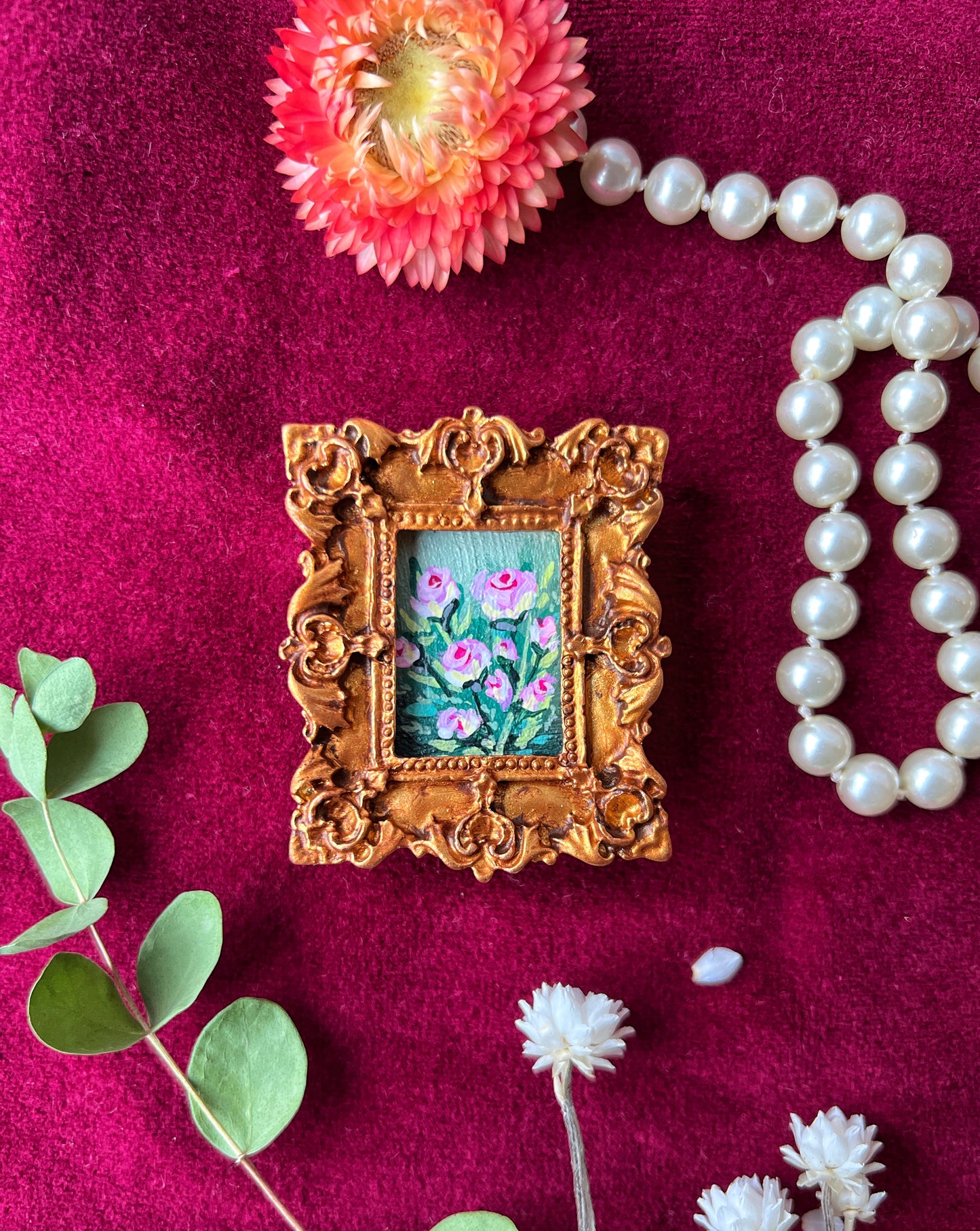 Rose Garden Floral Magnet