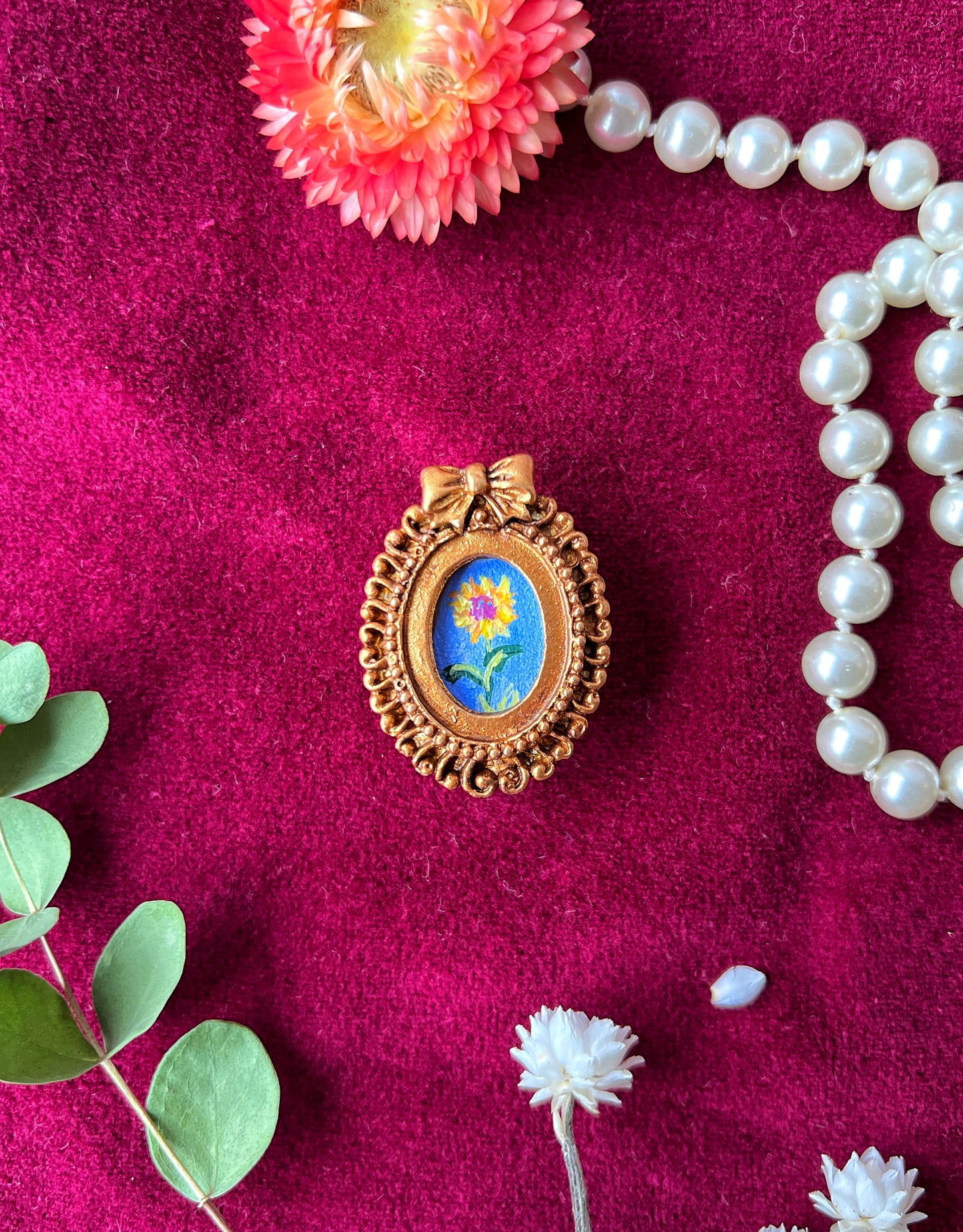 Sunflower Floral Magnet